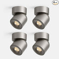 4 Packs LED Dimmable Adjustable 360°Ceiling Spotlight Directional Light Surface by Lovuphoria