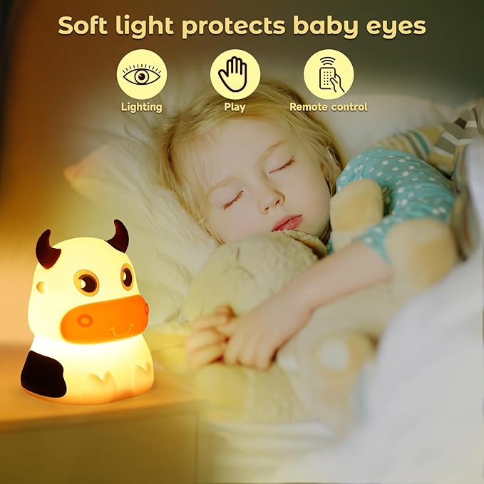 AVEKI Night Light for Kids, Portable Tap Control Nightlight Lamp, 7 Colors Mode - Image 5