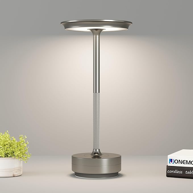 Cordless Table Lamp, LED Rechargeable Table Light by JONEMO