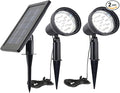 SUNLONG Solar Powered Spot Lights Outdoor Waterproof 2 in 1 Bright Solar by MakeYournightBrightandWarm