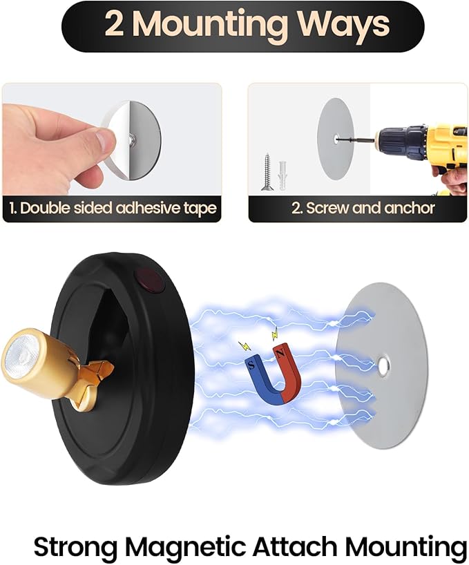 Rechargeable Spotlight, Battery Powered Picture Lights - Image 7