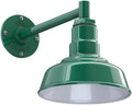 Steel Lighting Co. Hawthorne Barn Light | Outdoor Wall Mounted | 8 inch Dome | by SteelLightingCo