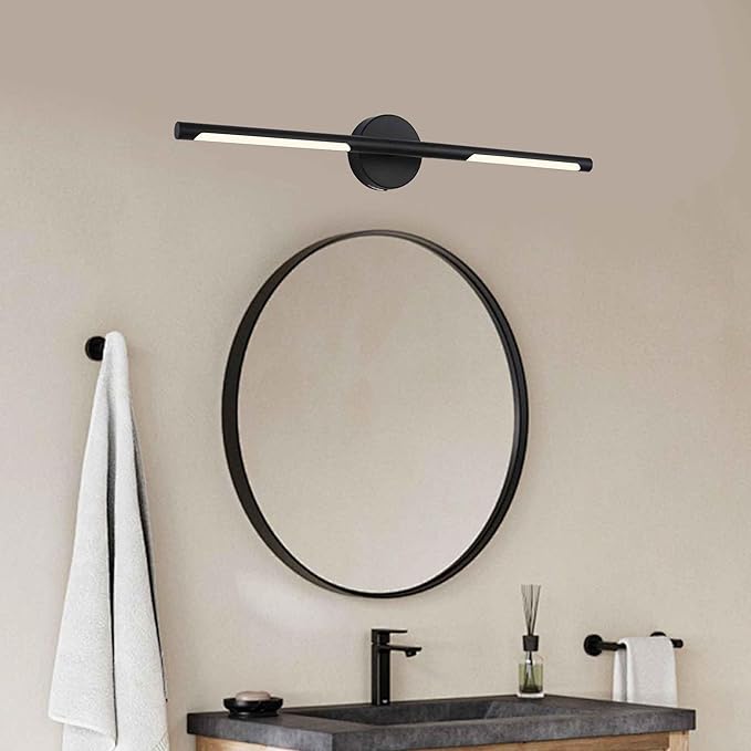 BONLICHT Modern Bathroom Vanity Light Black Light Fixtures - Image 8