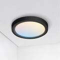 ASD LED 7" Round Flush Mount Ceiling Light Fixture, Low Profile Surface by ASDLightingCorporation