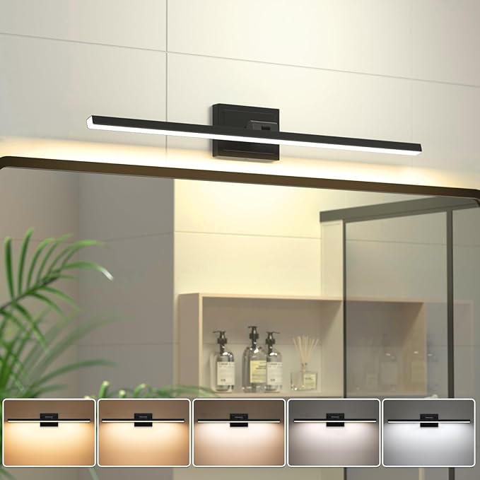 VOLISUN Modern Bathroom Vanity Light 31.5 inch, 18W Dimmable 5CCT Led Bathroom by VOLISUN