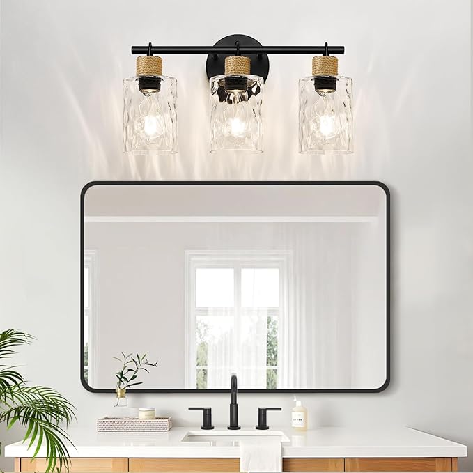 2025 Upgrade Bathroom Light Fixtures, 3-Light Coastal Vanity Lights - Image 7