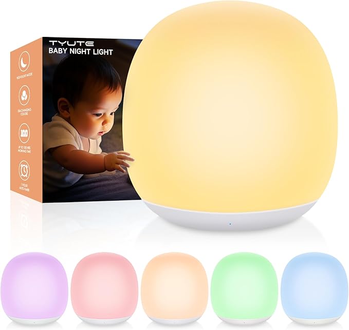 Baby Night Light, Nursery Night Lamp by TYUTE