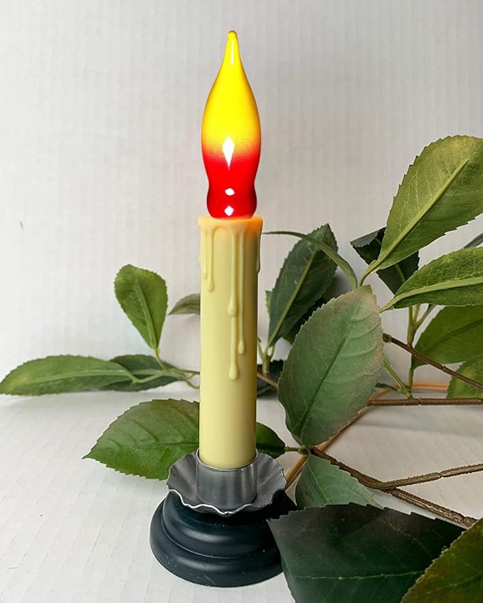 12 Pack Christmas Flame Tip Lights Bulb, Outdoor C18 String Light, C7/E12 - Image 5