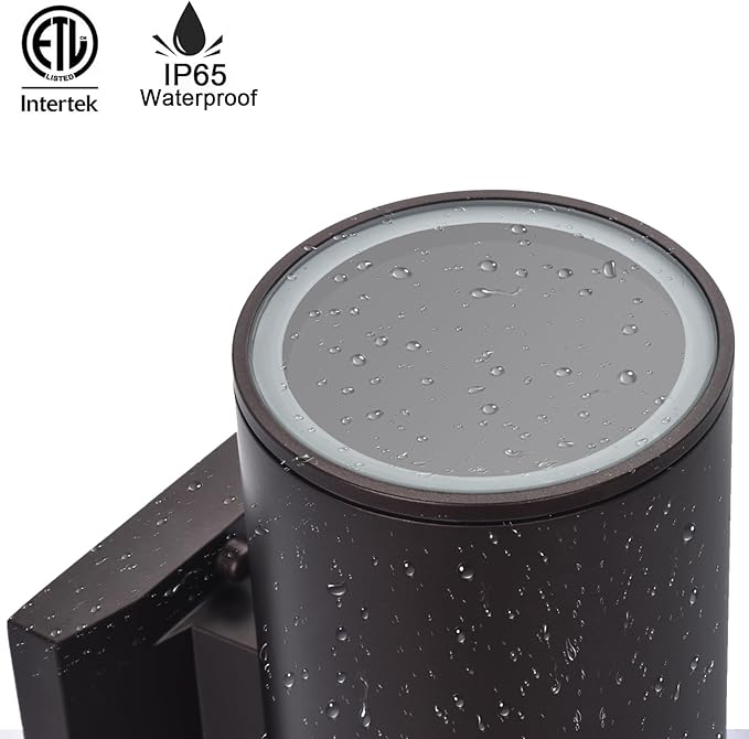 Dusk to Dawn Outdoor Lighting, Modern Up Down Porch Lights Outdoor Cylinder - Image 8