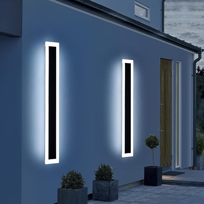 Upgrade Widened 2 Pack Long Outdoor LED Wall Light, 57inch Modern Minimalist - Image 8