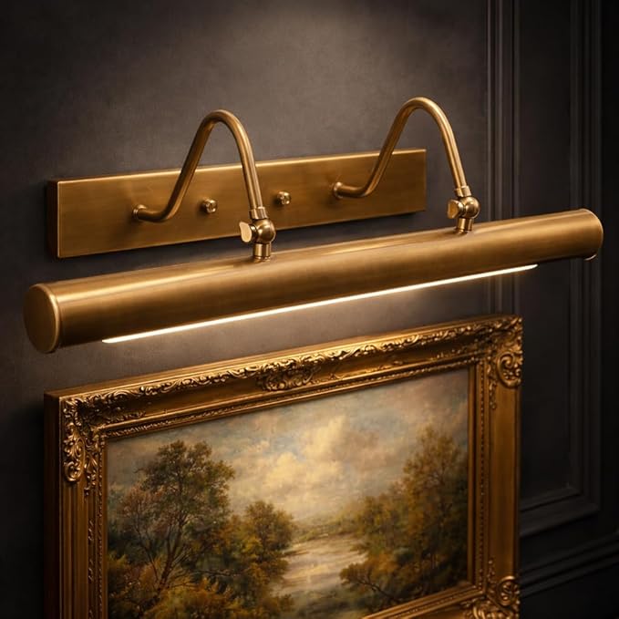 Luminaire Raw Brass Modern Painting Light - Image 2