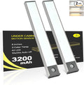 Under Cabinet Lighting, 3200mAh Motion Sensor Light Indoor, Rechargeable by FLAMWILD