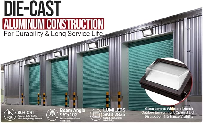 RuggedGrade 120W LED Wall Pack - Image 5