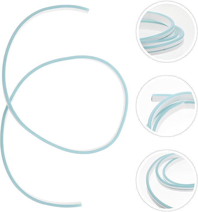 Bendable LED Silicone Light Strip 12V Waterproof Flexible Ice Blue Rope - Image 6