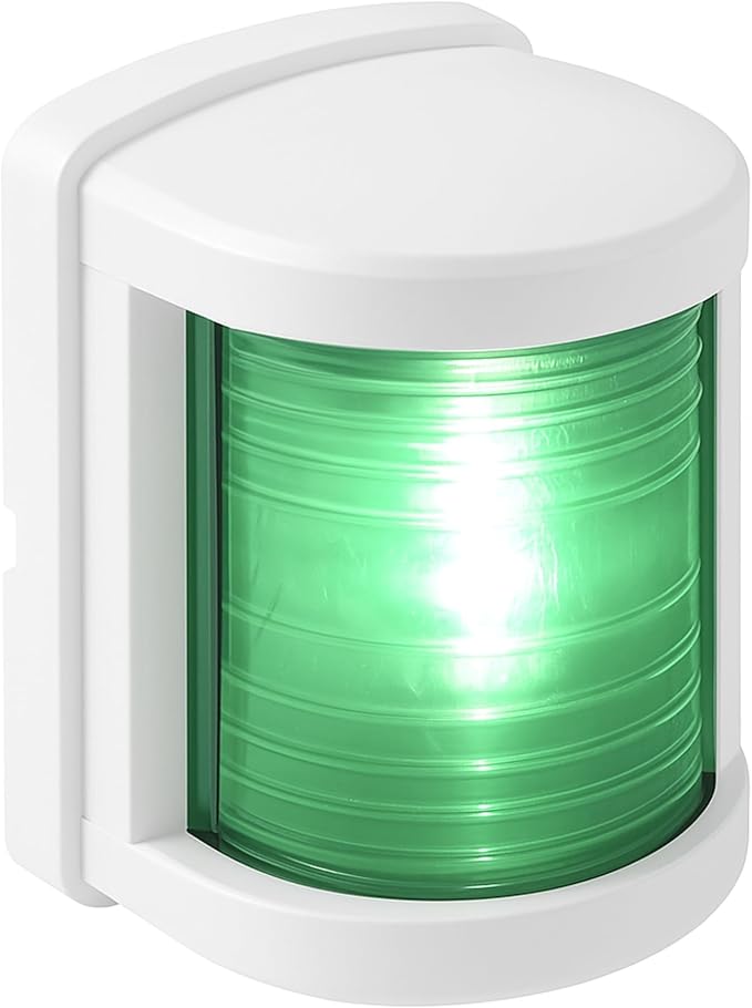 SEAFLO 11 Series Regular Sized LED Green Starboard Navigation Light – 12V by SEAFLO