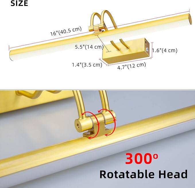 Picture Light, Picture Lights for Wall Cordless, Battery Wall Lights for - Image 7