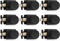 Haidms Matte Black Door Knobs Passage, Heavy Duty Square Matte Black Hall and by Haidms
