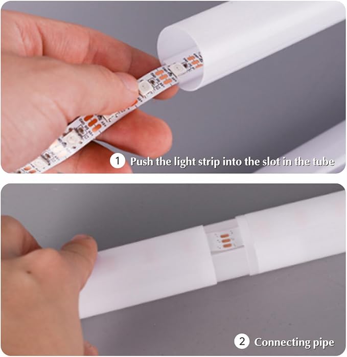 RGB LED Corner Floor Lamp，DIY Floor Lamp - Image 2