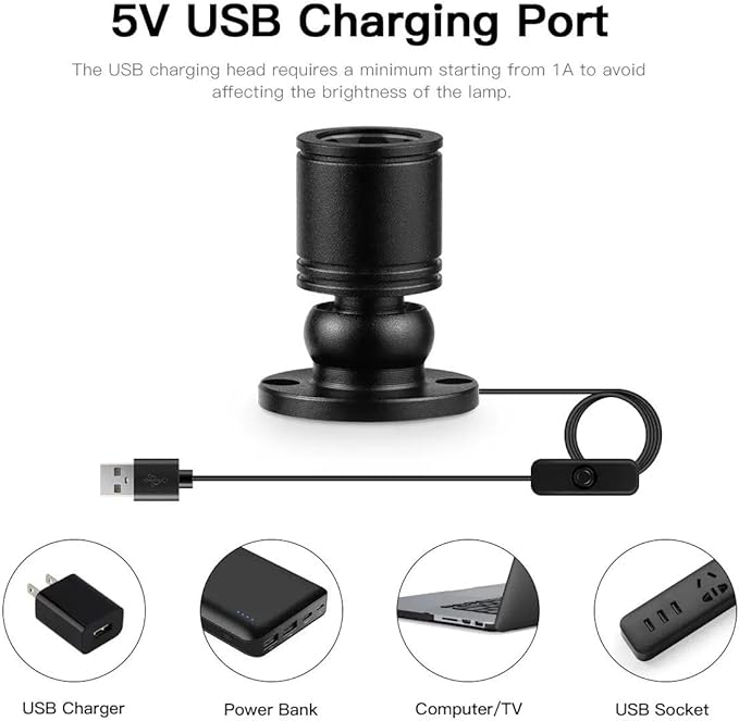 USB Powered Mini Spotlights for Displays 2-Pack – 5V Small LED Spot Lights - Image 3