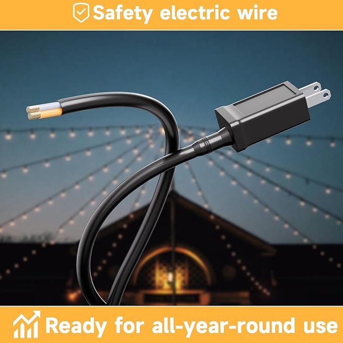 Outdoor Safety String Lights 100FT - Image 9