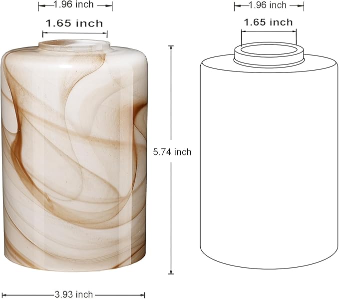 3Packs Cylinder Glass LampShade - Image 3