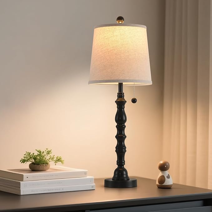 Terpsichore Lamps for Living Room Modern Farmhouse Table Lamp Bedside Reading - Image 4