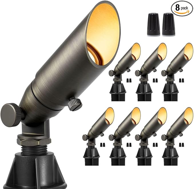 Gardenreet Brass LED Spot Light Low Voltage by Gardenreet