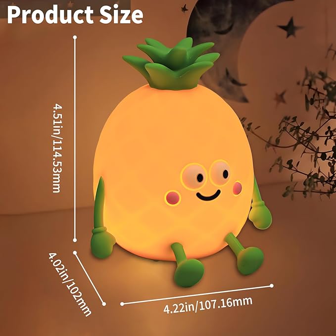 Cute Small Pineapple Fun Night Light - Image 3