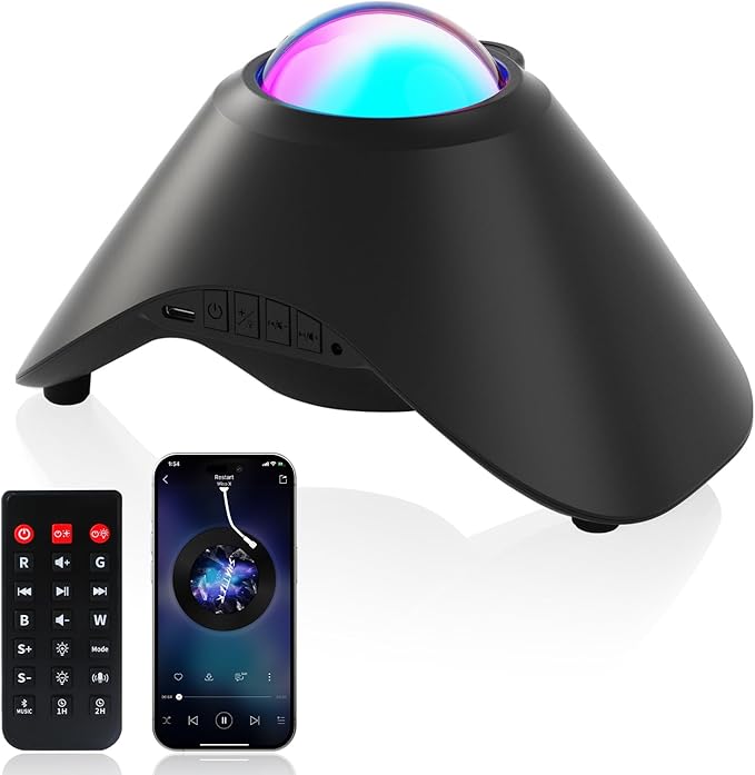 Galaxy Projector, Northern Galaxy Light Aurora Star Projector by Ingleby