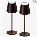 2 Pack Cordless Table Lamp, Portable LED Desk Lamp, 5200mAh Battery Operated by Tablelamps