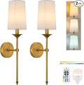 PASSICA DECOR Battery Operated Wall Sconce Set of 2 by PASSICADECOR