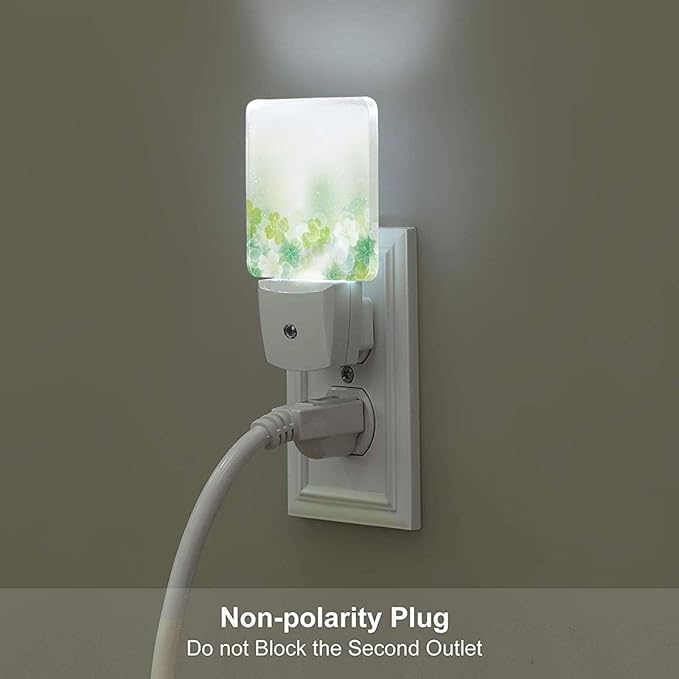 St Patrick's Day Floral Nature Leaf Night Light, Plug-in Night Lights - Image 5