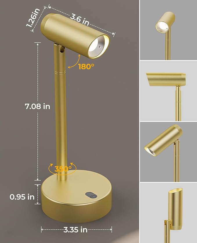 Picture Light for Wall, Battery Operated Art Light for Paintings CCT Dimmable - Image 7