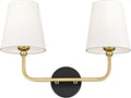 2-Light Bathroom Light Fixtures, Double Wall Sconce by Metwet