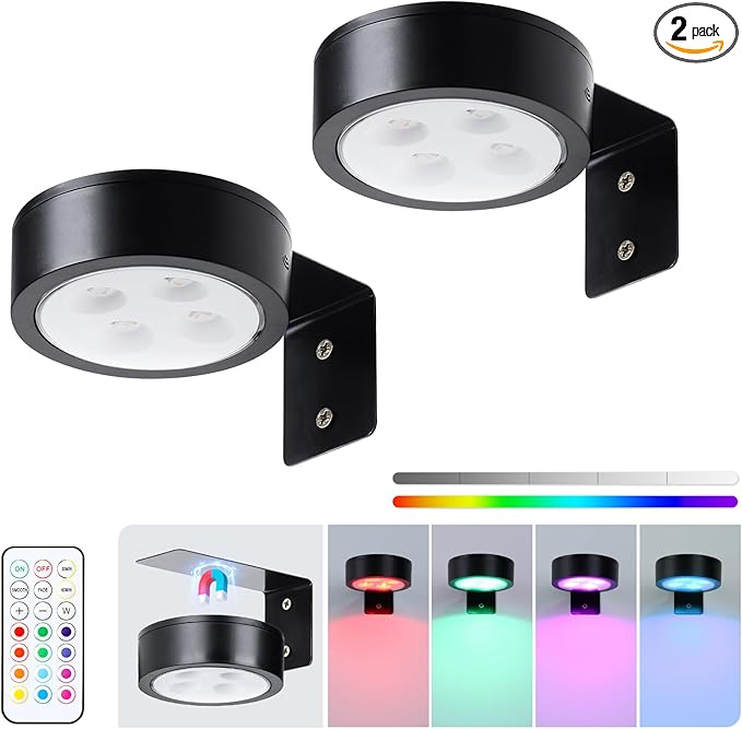 2-Pack Wireless Battery Operated Painting Light by KELUOLY