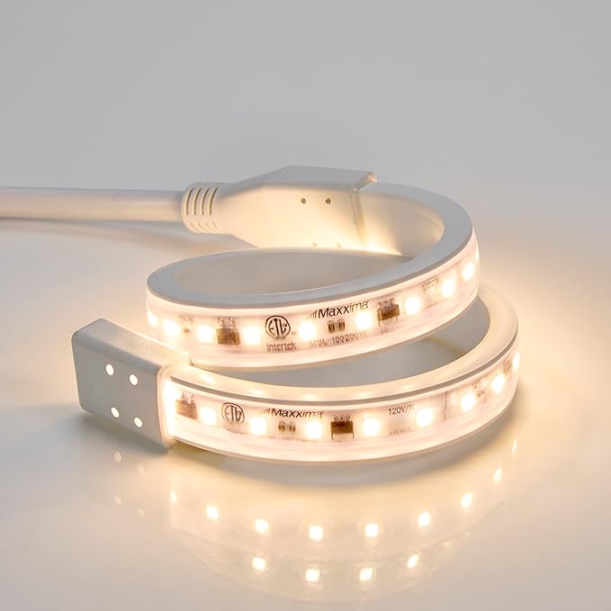 Maxxima 18 in. Hardwired LED Under Cabinet Strip Light, 690 Lumens, 3000K Warm - Image 2