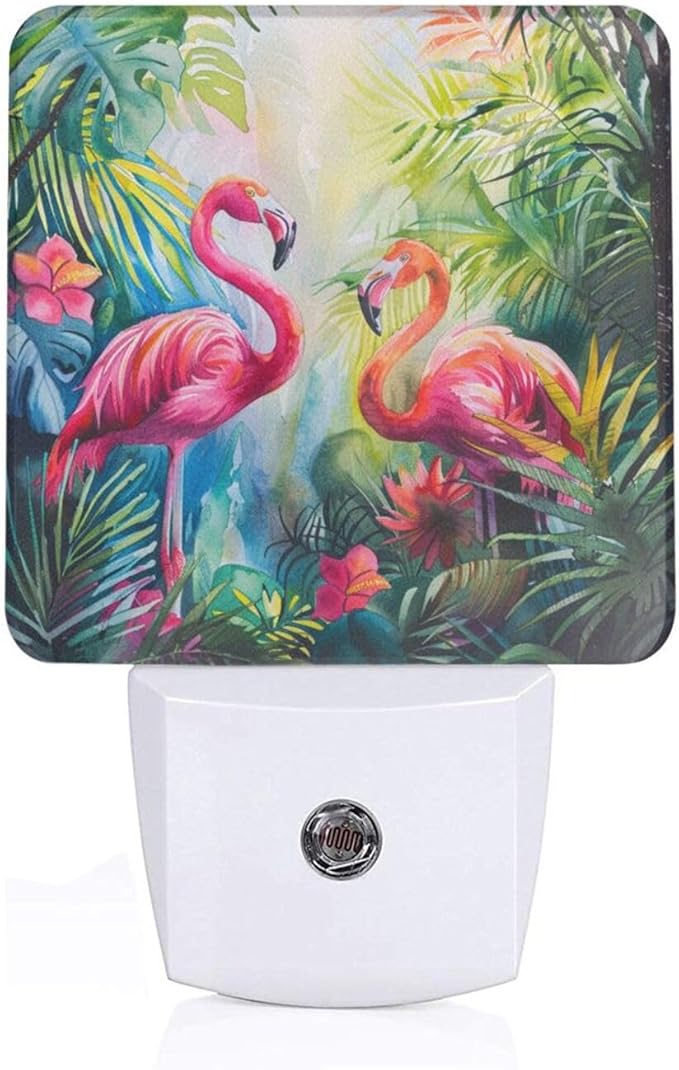 Led Night Light, Flamingo Decorative Plug in Nightlights, by Unknown