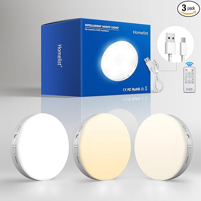 Homelist Rechargeable Puck Light by Homelist