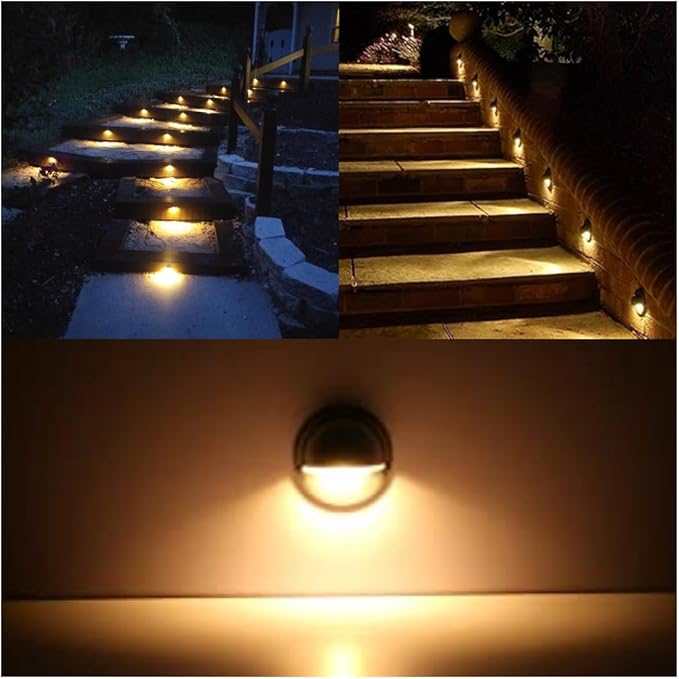 FVTLED Pack of 20 Warm White Low Voltage LED Deck Lights kit Φ1.38 Outdoor - Image 6