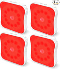 Red Light Night Lights Motion Sensor Lights Rechargeable Battery Night Lights by Bestendony