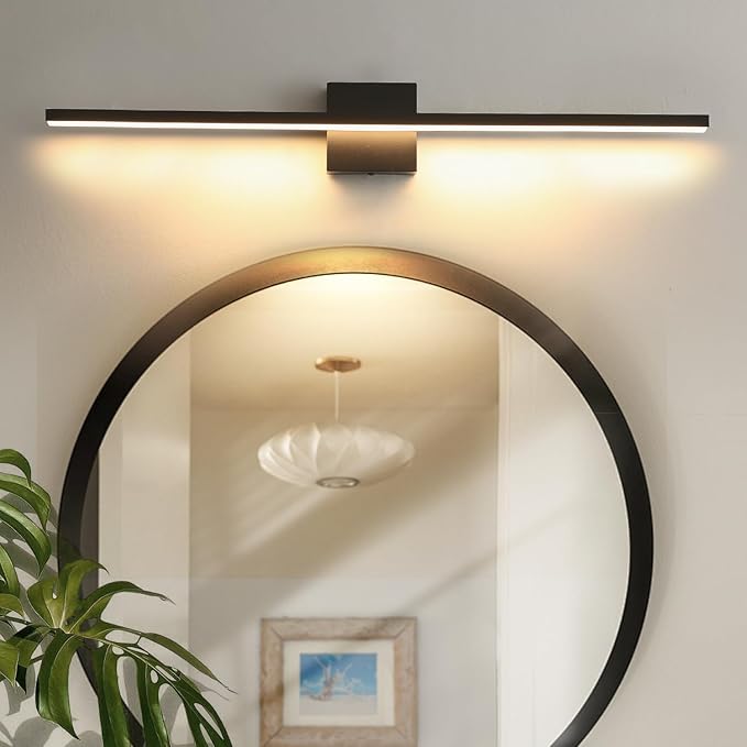 Bathroom Light Fixtures Over Mirror, 36 Inch Black Bathroom Vanity Light - Image 8