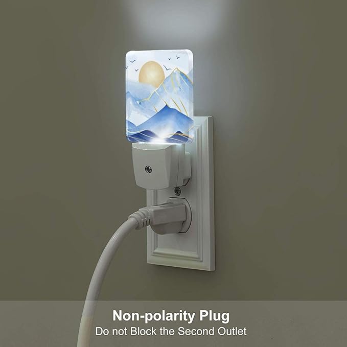 Led Night Light, Mountains Sunrise Decorative Plug in Nightlights, - Image 4