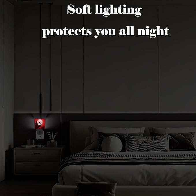 Blood Moon and Werewolves Night Light, Plug-in Night Lights - Image 7