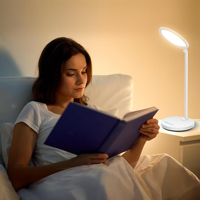 LED Desk Lamp With Swing Arm and Flexible Neck - Image 8