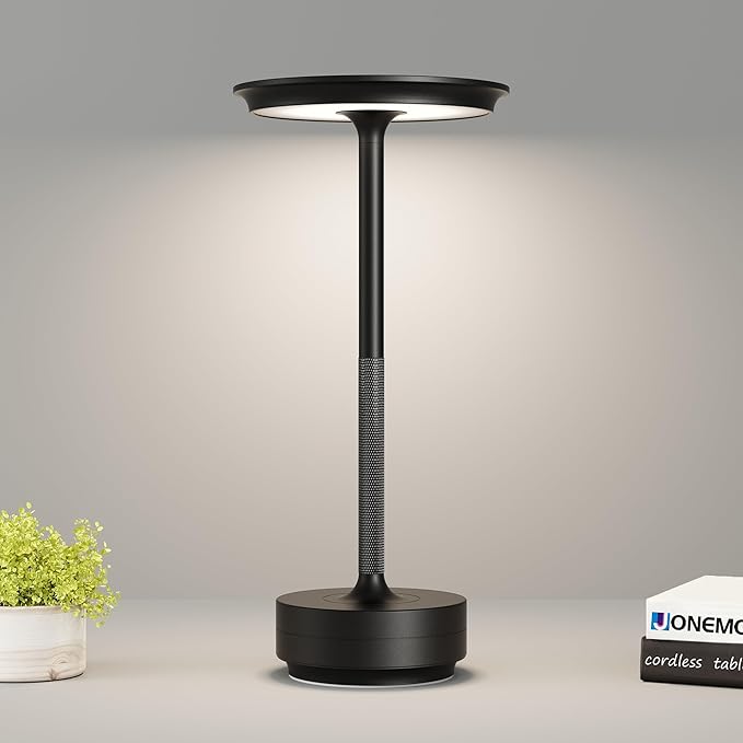 Cordless Table Lamp, LED Rechargeable Table Light by JONEMO