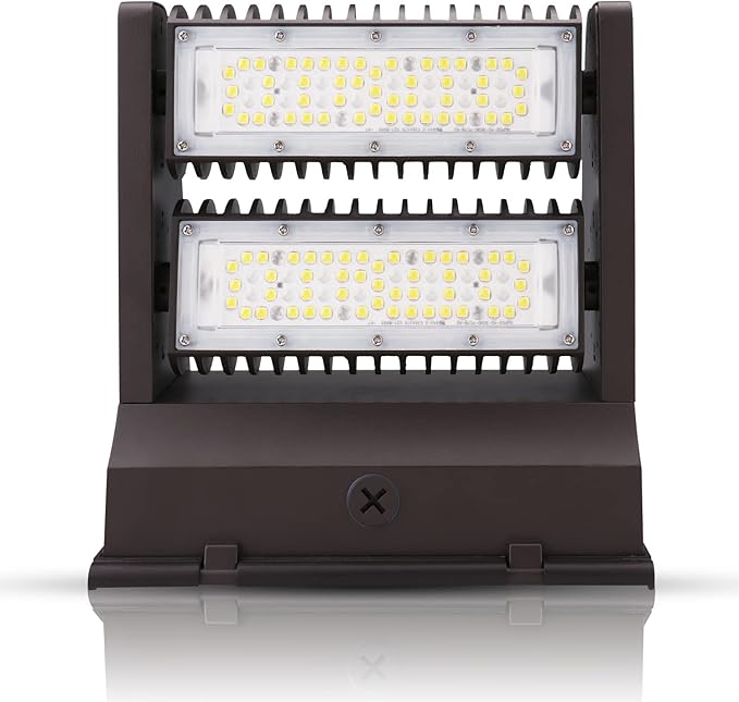 OSTEK LED Wall Pack Light 80W Rotatable Adjustable 5000K 11000LM, Outdoor by OstekLedLighting
