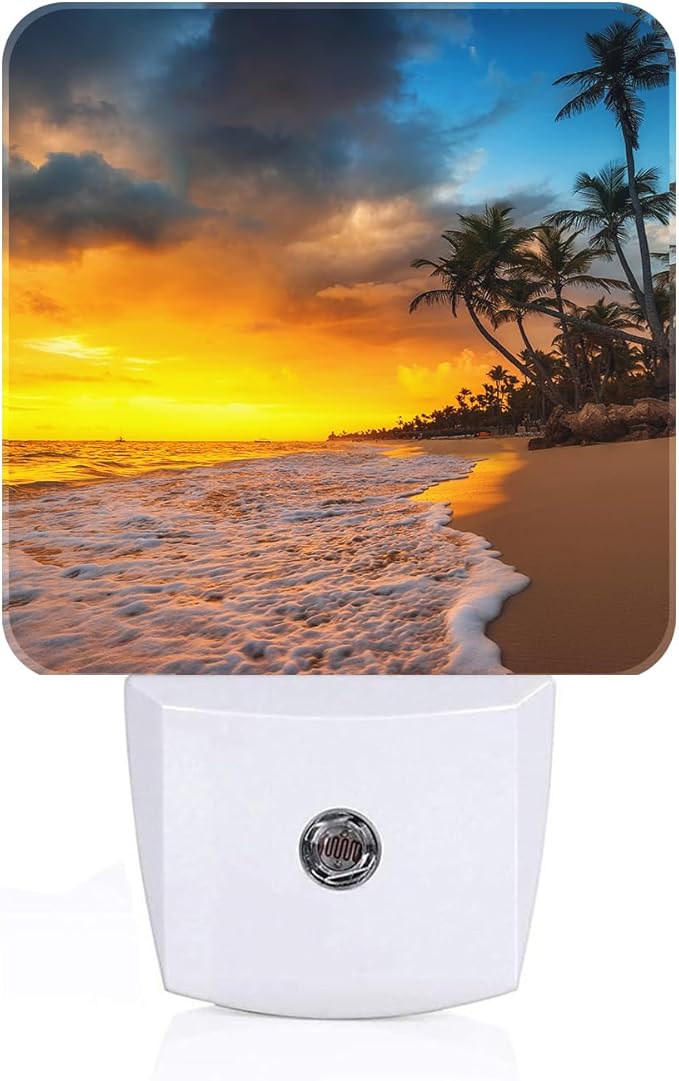 Sunset Beach Night Light, Plug Into Wall by Unknown