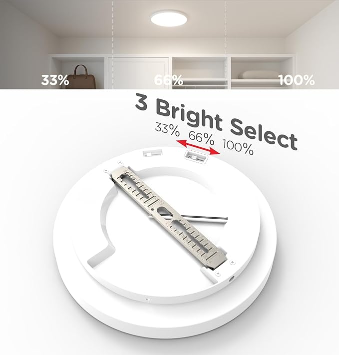 Flush Mount Ceiling Light Hardwired 9 Inch 18W Dimmable 5 CCT - Image 3
