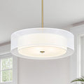 VONLUCE Drum Chandelier, Modern Ceiling Light Fixture by Vonluce