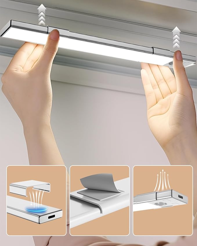 Under Cabinet Lighting 12 inch Rechargeable Battery Operated Motion Sensor - Image 5